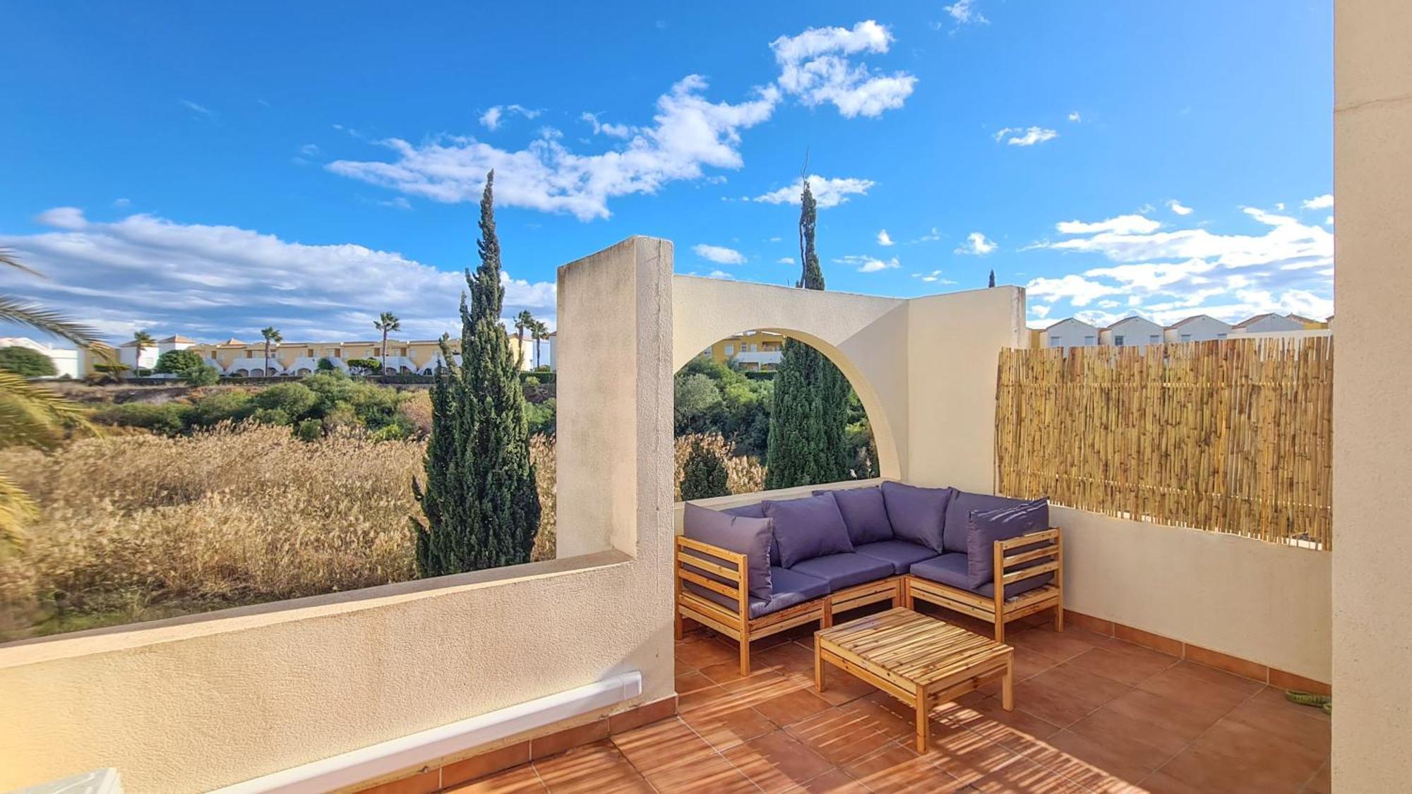 Garden Vistas. Hermoso Duplex Con Patio, Solarium Y Piscina. Vera Kültér fotó